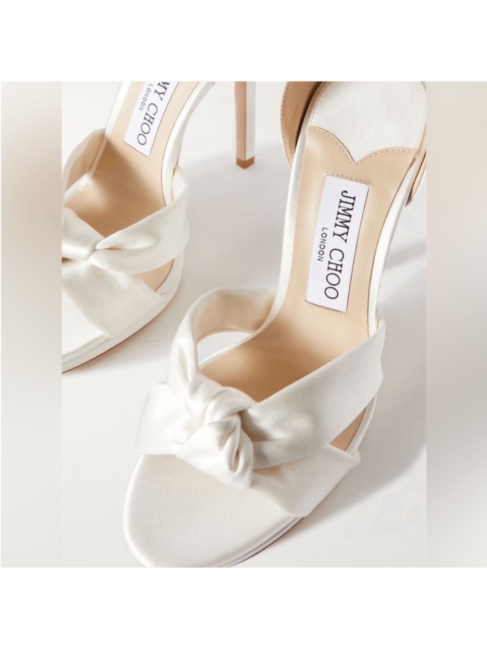 JIMMY CHOO Rosie 120 Satin Heels - Picture 2 of 11